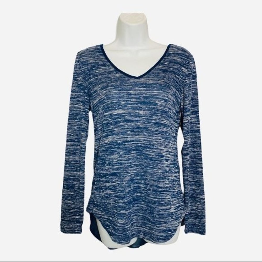 LEE Chiffon Trimmed Sweater - Small